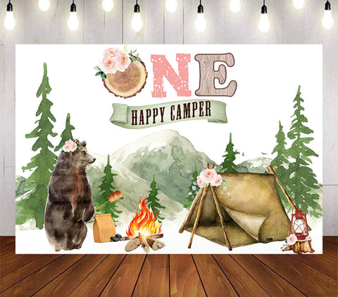 Camper ONE Backdrop (Material: Vinyl)