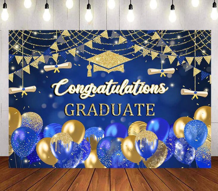 Graduation Day Backdrop (Material: Vinyl)