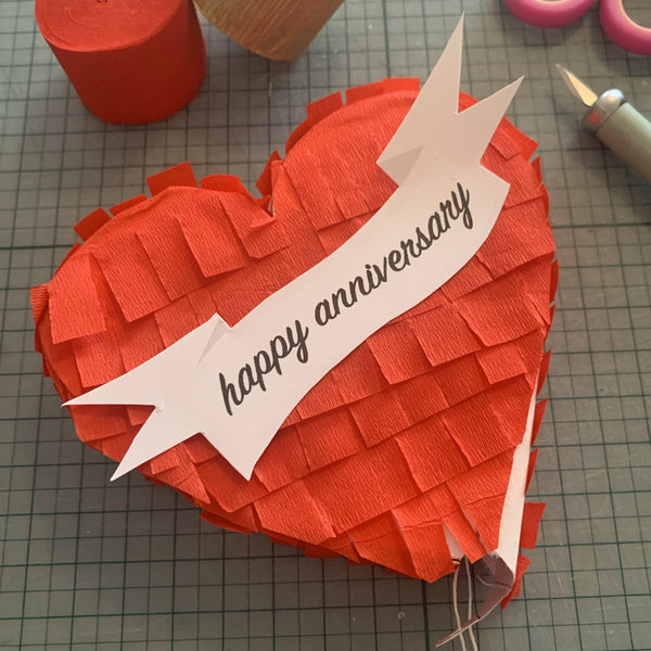 Make a Mini-Piñata (Heart)
