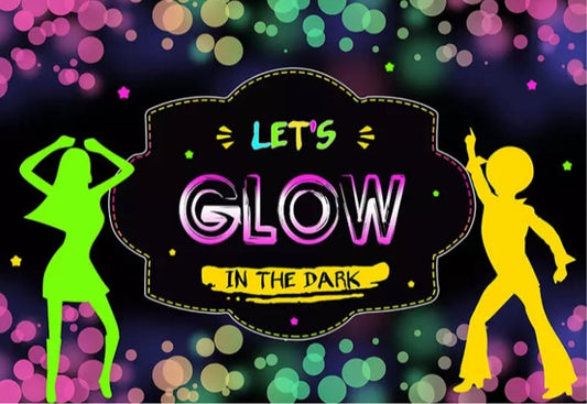 Let’ Glow Neon Backdrop (Material: Vinyl)