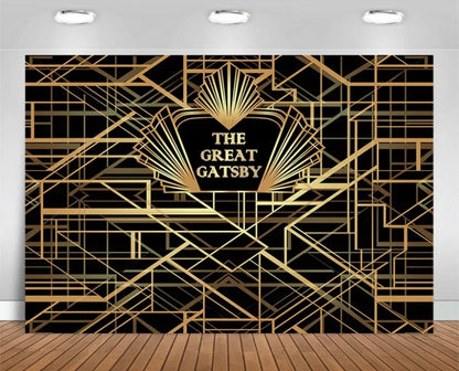 In Gold Backdrop (Material: Vinyl)