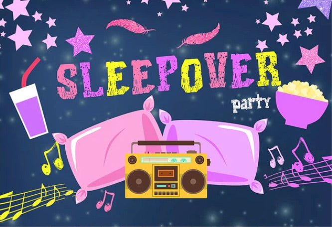 Sleepover Best-pals Backdrop (Material: Vinyl)