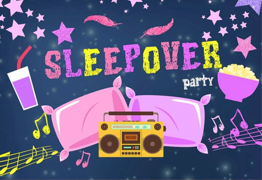Sleepover Best-pals Backdrop (Material: Vinyl)