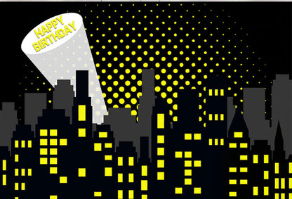 Super Bat Backdrop (Material: Vinyl)