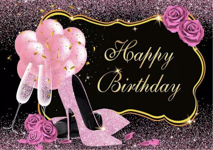 Heels in Pink Backdrop (Material: Vinyl)