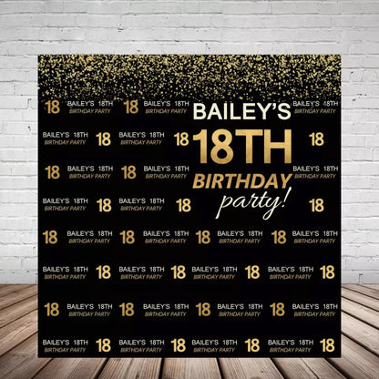 Custom Step & Repeat Backdrop (Material: Vinyl or Microfiber)