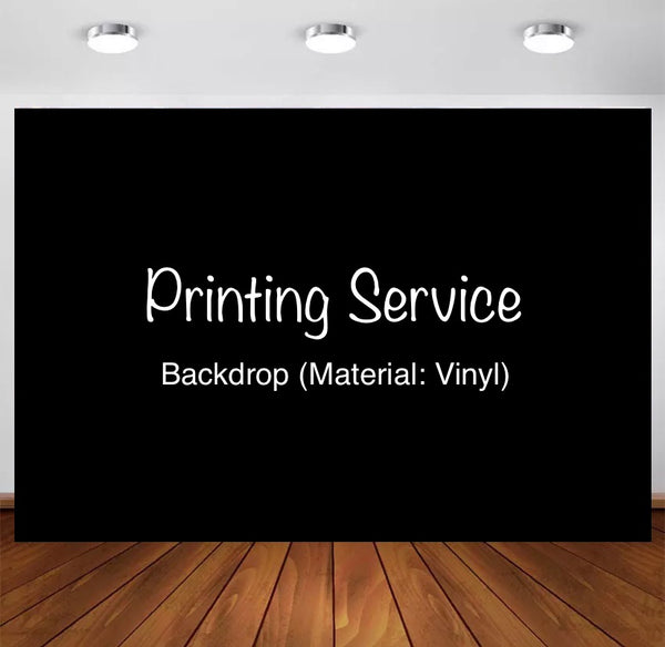 Printing Service - Backdrop (Material: Vinyl)
