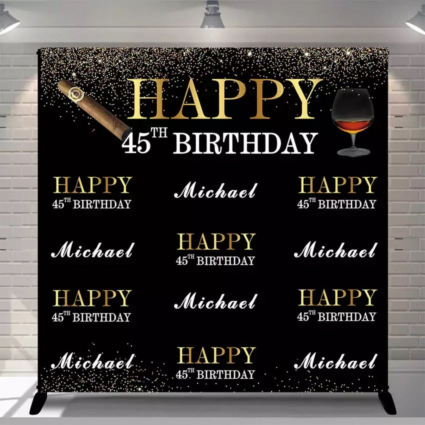 Step & Repeat Backdrop (Material: Vinyl)