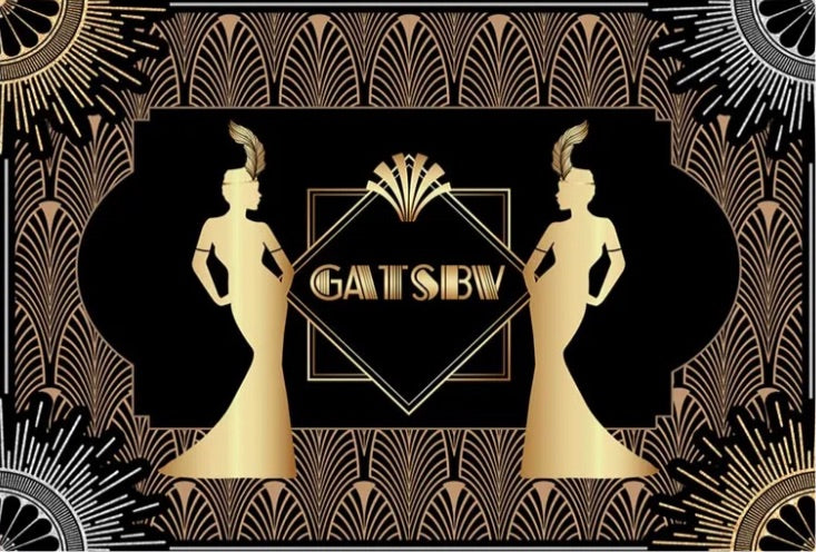 Gatsby Celebration Backdrop (Material: Vinyl)