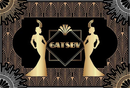 Gatsby Celebration Backdrop (Material: Vinyl)
