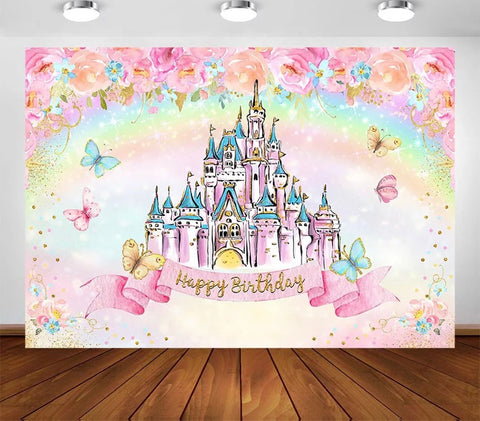 Dream Castle Backdrop (Material: Vinyl)