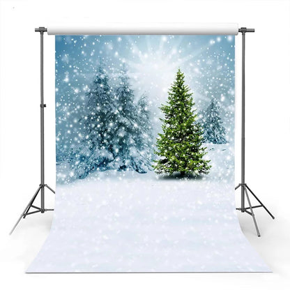 Winter Trees Backdrop (Material: Vinyl)