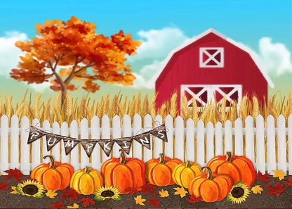 Farm Painting Backdrop (Material: Vinyl)