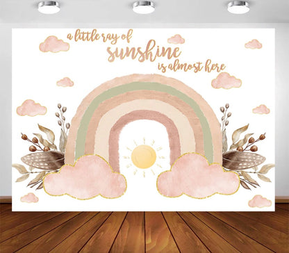 Sunshine Boho Backdrop (Material: Vinyl)