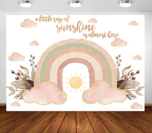Sunshine Boho Backdrop (Material: Vinyl)