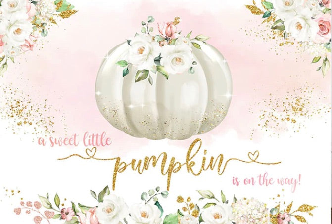 Sweet Pumpkin Backdrop (Material: Vinyl)