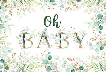 Oh Baby Backdrop (Material: Vinyl)