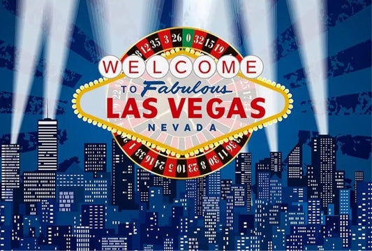 Las Vegas Nevada Backdrop (Material: Vinyl)