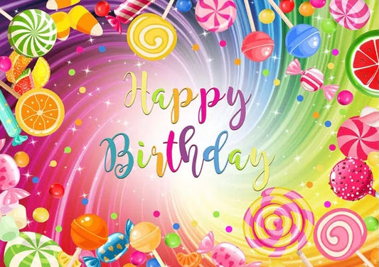 Popsicleland Backdrop (Material: Vinyl)