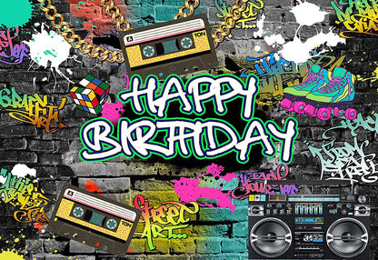 The 90s Backdrop (Material: Vinyl)