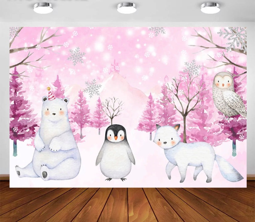 Sweet Wonderland Backdrop (Material: Vinyl)