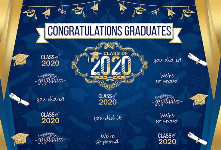 Graduates Backdrop (Material: Vinyl)