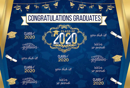 Graduates Backdrop (Material: Vinyl)