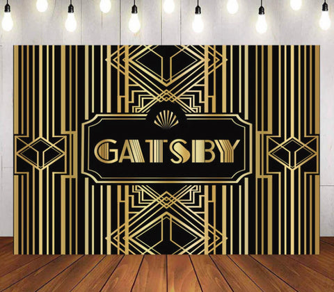Gatsby Ball Backdrop (Material: Vinyl)