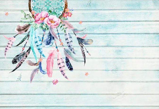 Boho Chic Backdrop (Material: Vinyl)