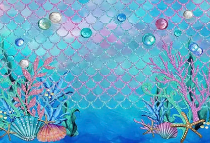 Mermaid Paradise Backdrop