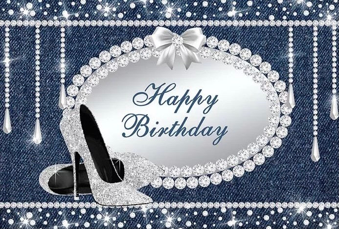 Silver Heel Backdrop (Material: Vinyl)