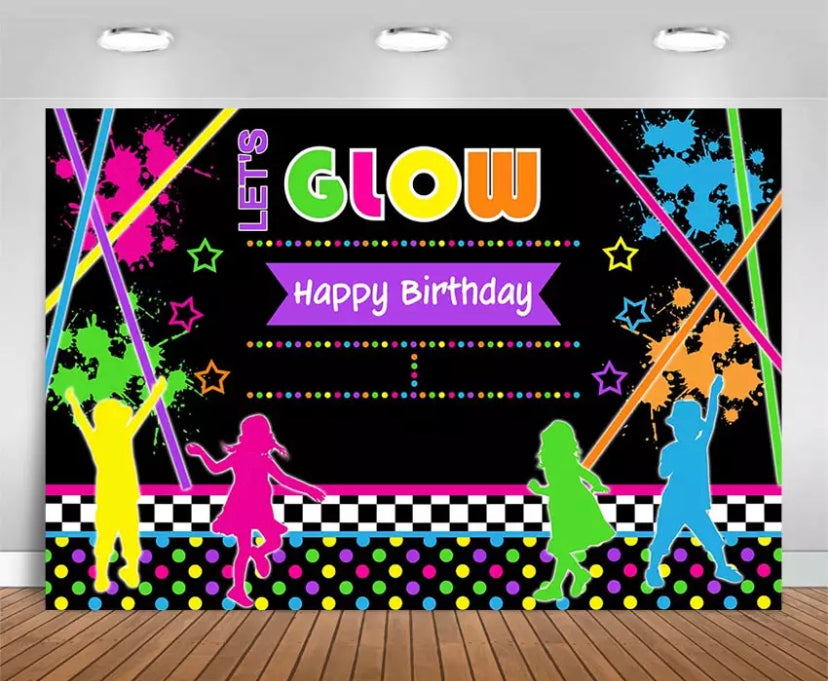 Neon Backdrop (Material: Vinyl)