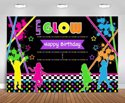 Neon Backdrop (Material: Vinyl)