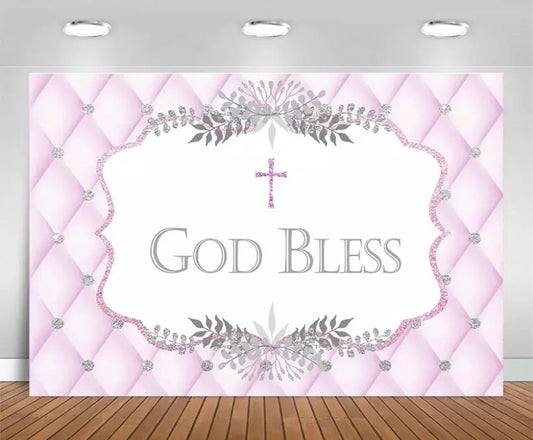 Christianity God Bless Backdrop