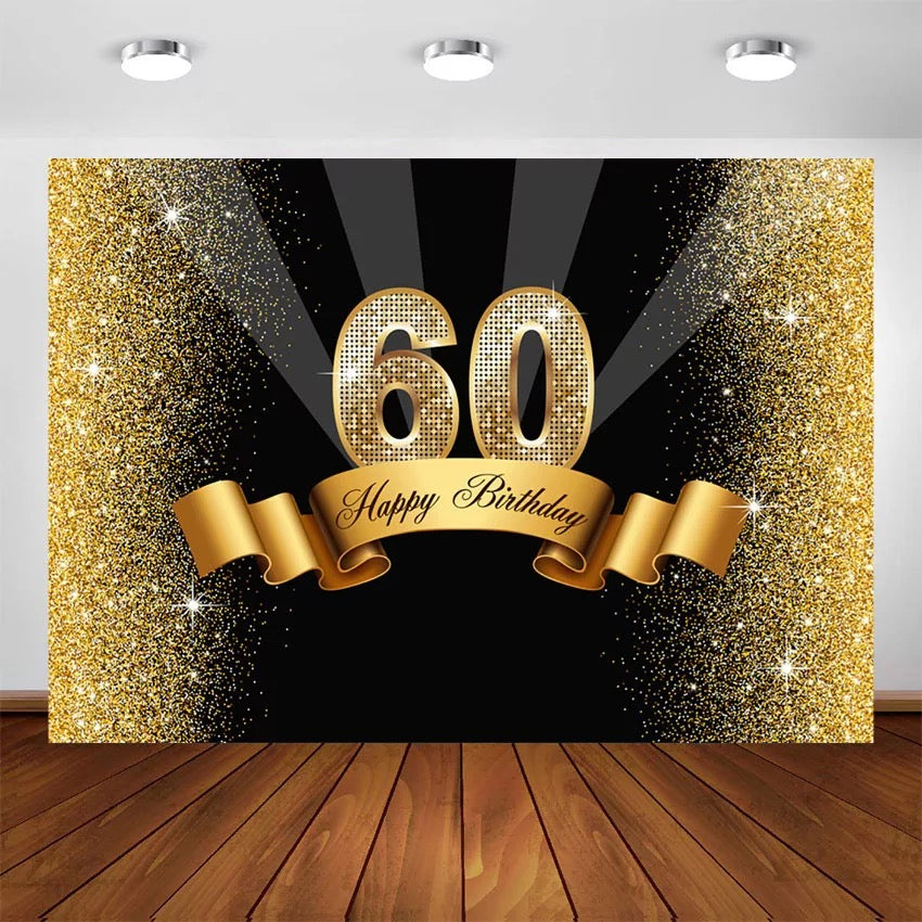 Happy Anniversary Backdrop (Material: Vinyl)