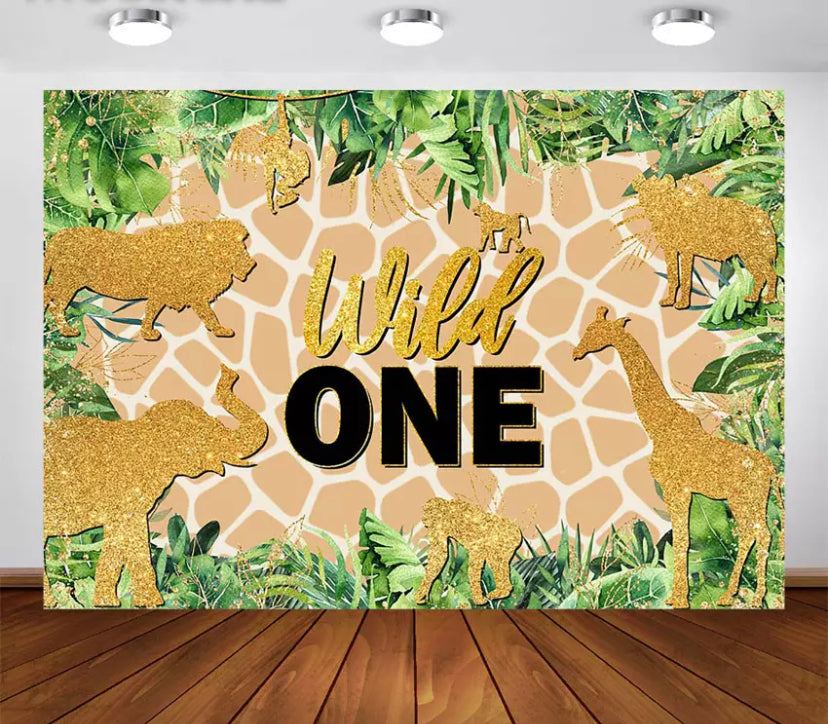 Going Wild Backdrop (Material: Vinyl)