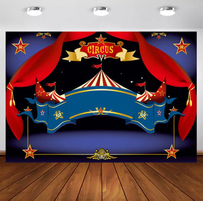 Circus Entrance Backdrop (Material: Vinyl)