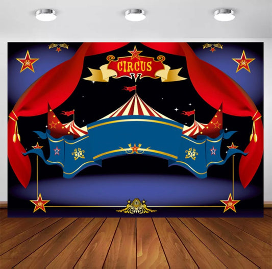 Circus Entrance Backdrop (Material: Vinyl)