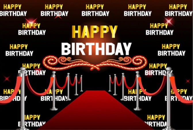 Hollywood Backdrop (Material: Vinyl)