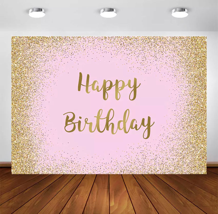 Glitter Pink Backdrop (Material: Vinyl)