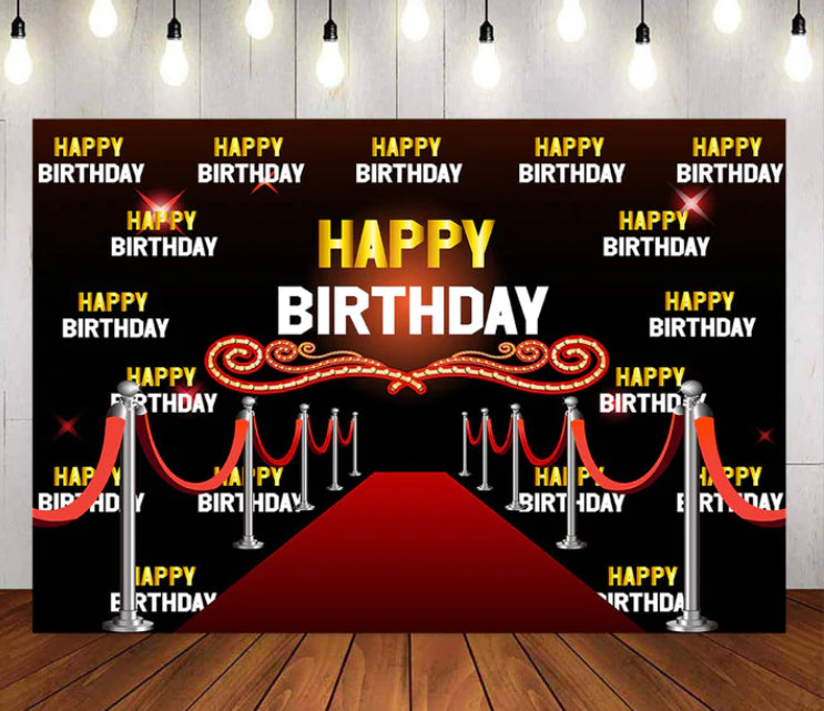 Hollywood Backdrop (Material: Vinyl)