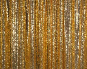 Golden Sequin Fabric Backdrop (Material: Microfiber)