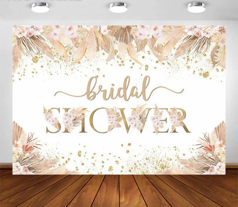 Bridal Shower Backdrop (Material: Vinyl)