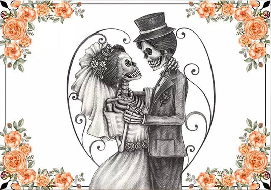 Dead of the Day Lovers Backdrop (Material: Vinyl)