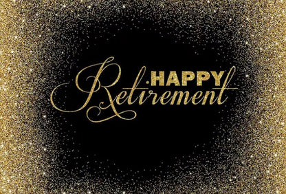 My Retirement Celebration Backdrop (Material: Vinyl)