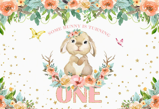 My Easter Bunny Backdrop (Material: Vinyl)