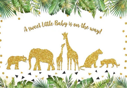 Green Jungle Backdrop (Material: Vinyl)