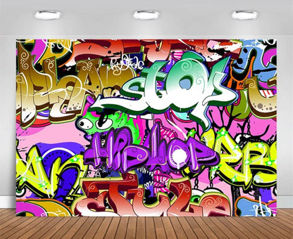 Graffiti Backdrop (Material: Vinyl)