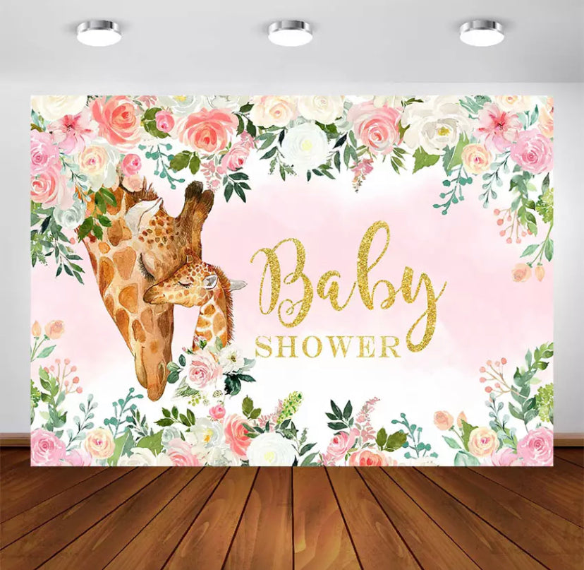 Mom & Me Jungle Backdrop (Material: Vinyl)