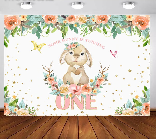 My Easter Bunny Backdrop (Material: Vinyl)